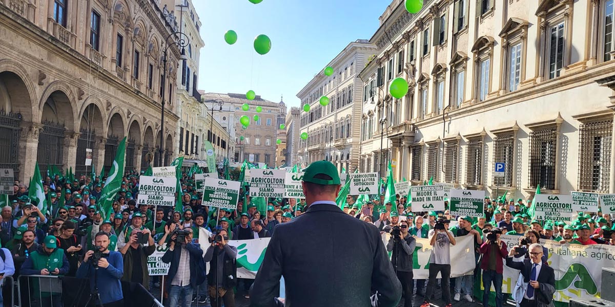 Cia a Roma, due mila agricoltori in piazza